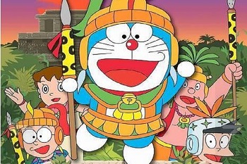 Imagen de la película Doraemon eta mayen inperioa